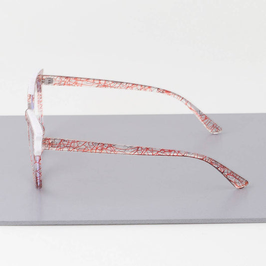 Two Toned Marble Cateye Optical Glasses