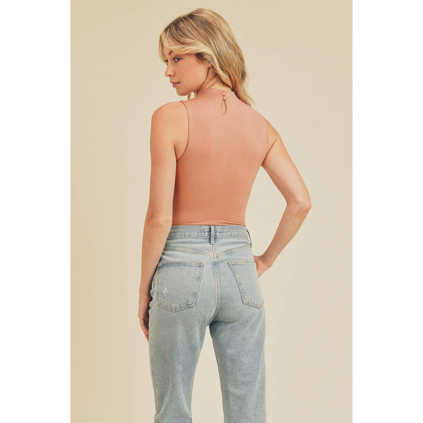Mock Neck Bodysuit