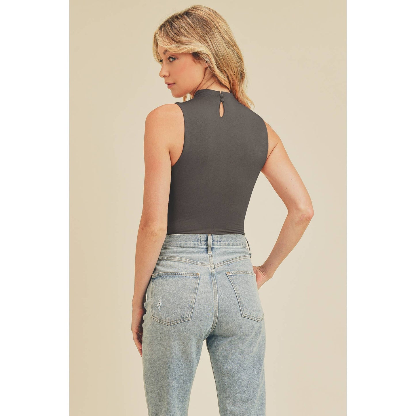 Mock Neck Bodysuit
