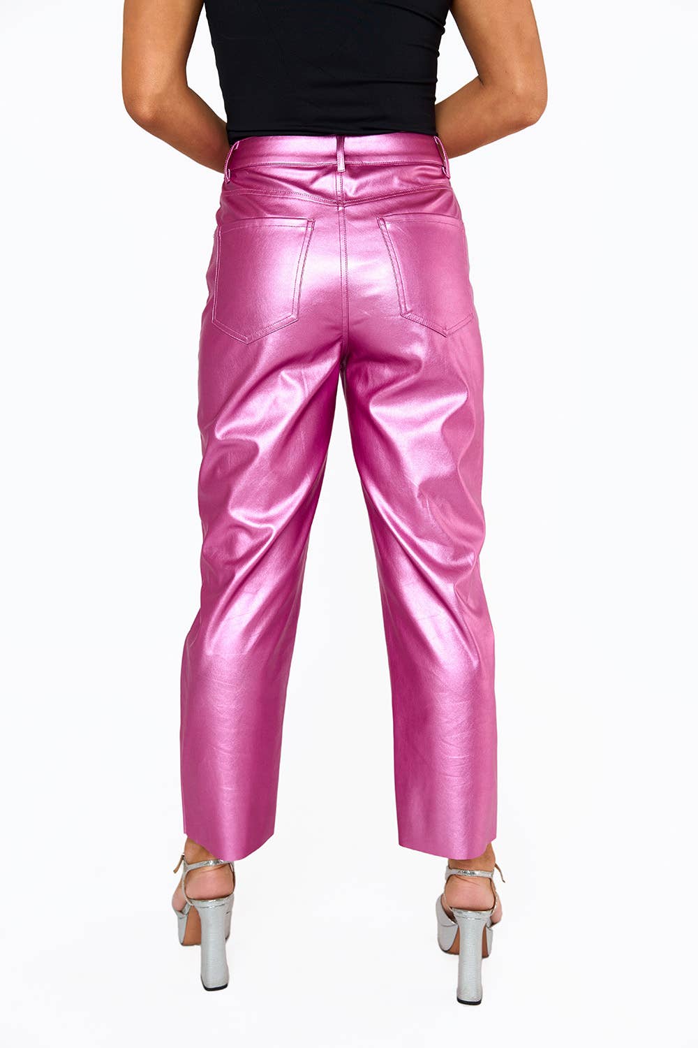 Pink Metallic Pant