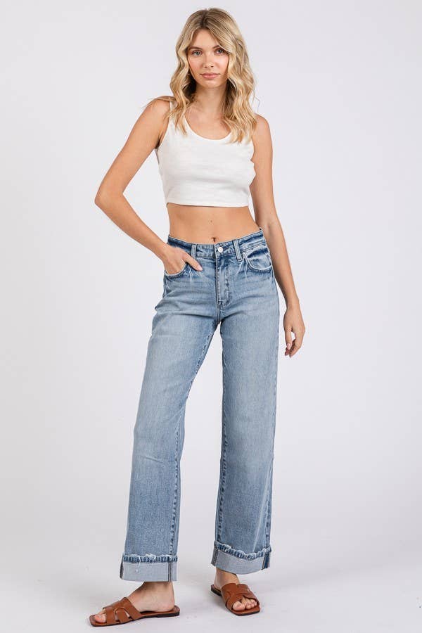 SUPER SOFT TOUCH LOW RISE COMFORT BAGGY STRAIGHT