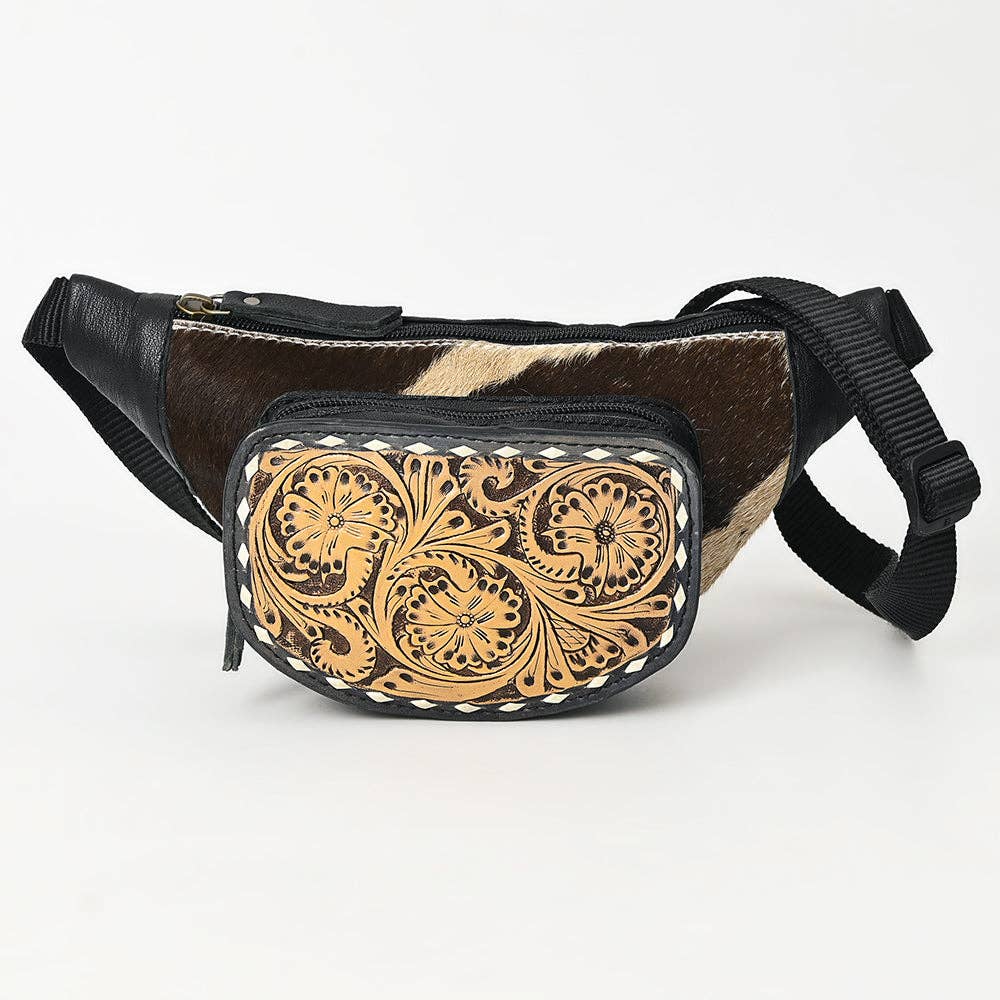 Fanny Pack Genuine Leather women bag western Bag