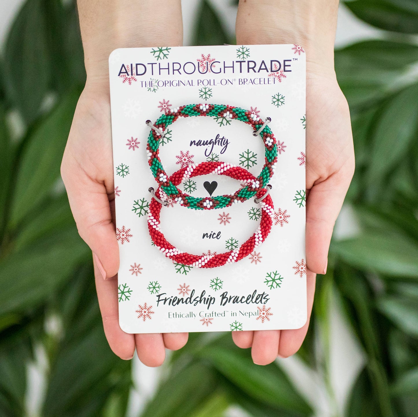 Mistletoe (Christmas) Roll-On® Friendship Bracelets