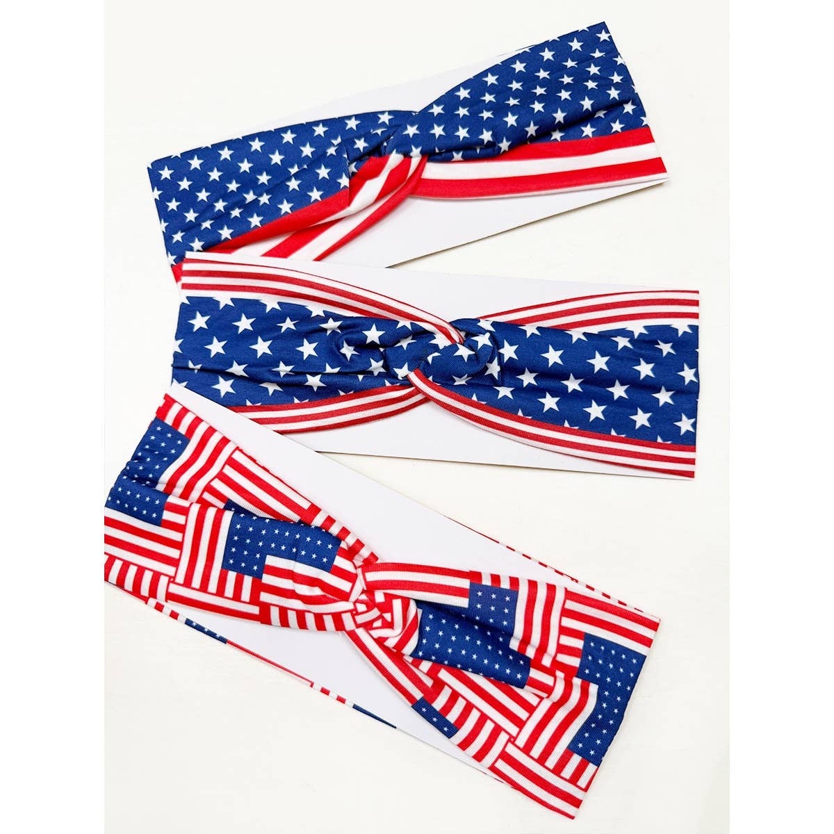 USA Flag American Patriotic Twisted Head wrap