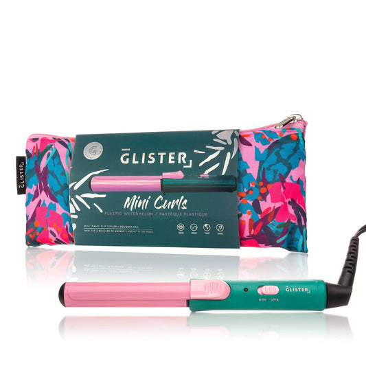 “Mini Curls” Travel Clip Curler with Carrying Pouch