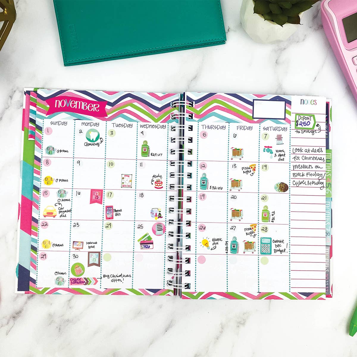 Budget Binder™ Bill Tracker Financial Planner | Open Stock
