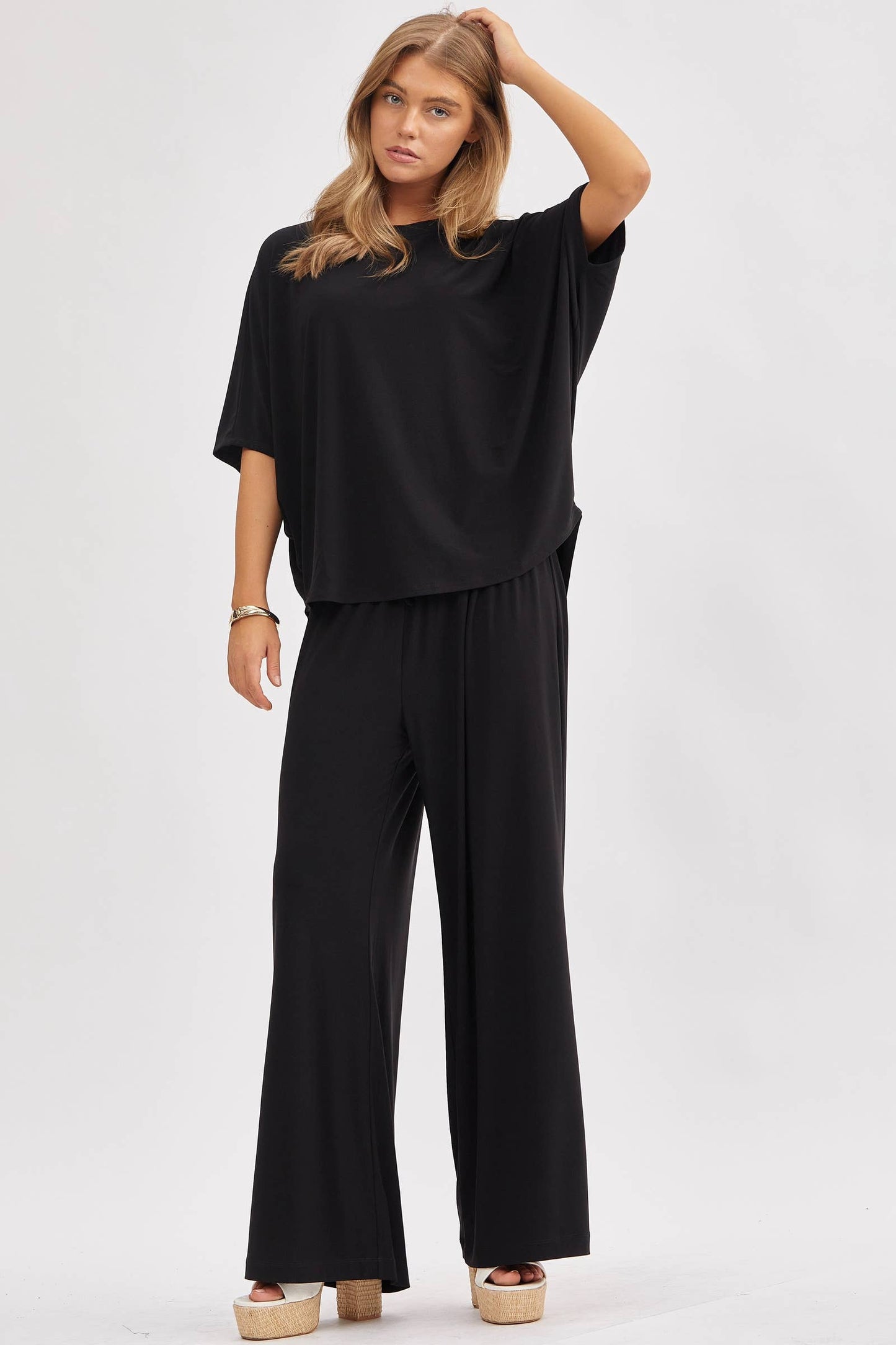 Flowy Top + Wide Leg Set TRVSET-COASTAL