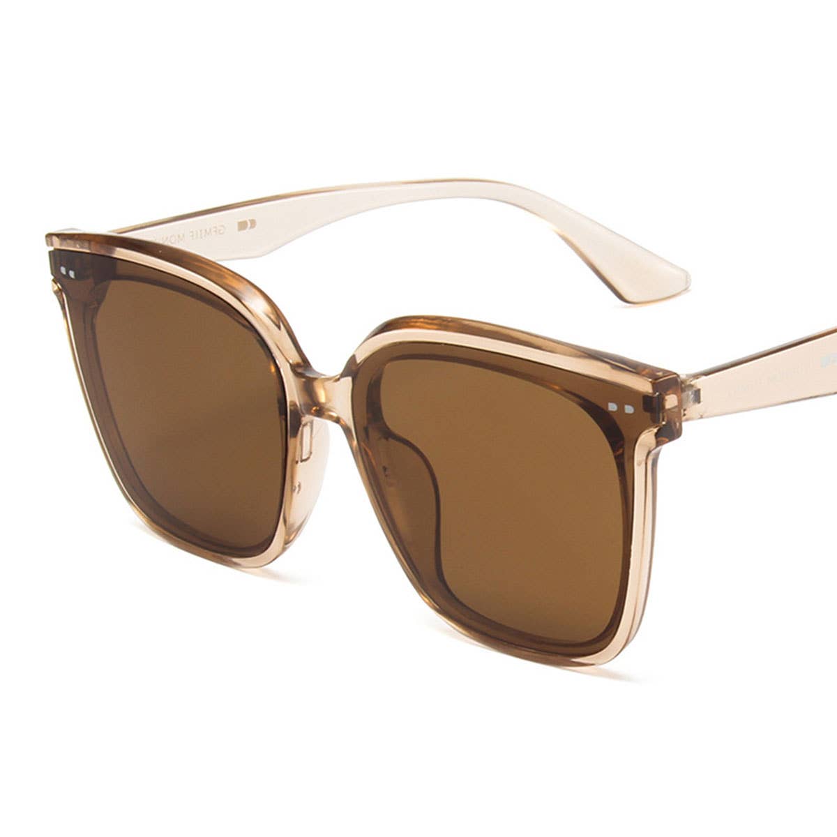 RETRO SUNSCREEN BIG FRAME THIN SUNGLASSES