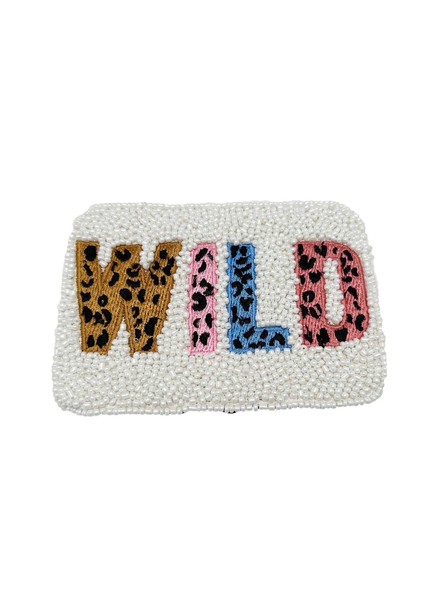 Wild Handmade Beaded Coin Purse for Women