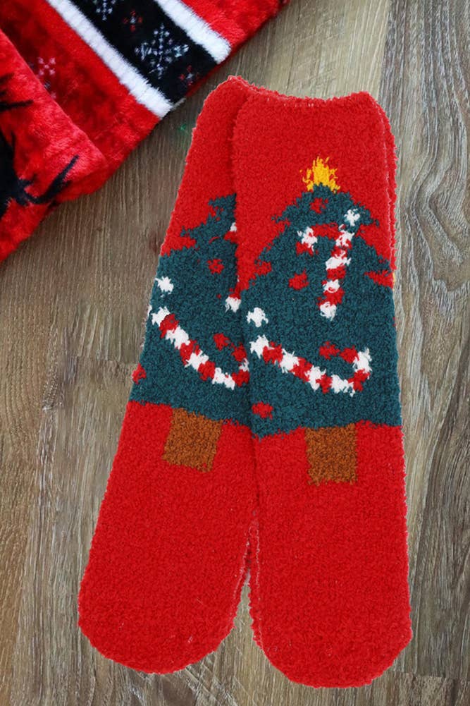 Christmas Holiday Fuzzy Socks Set