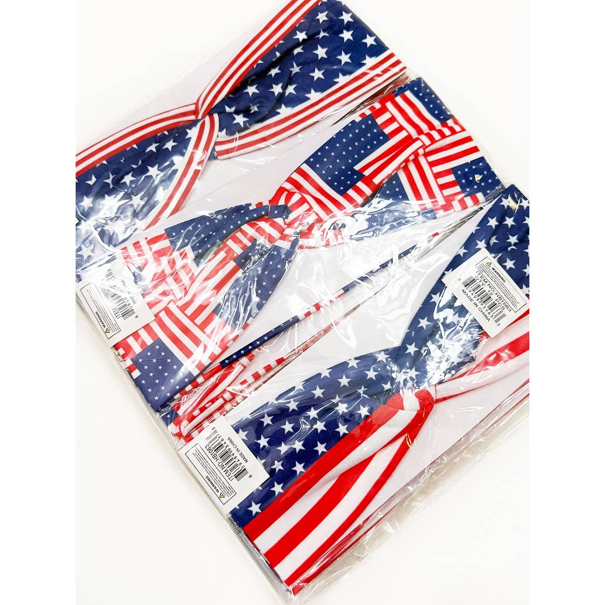 USA Flag American Patriotic Twisted Head wrap