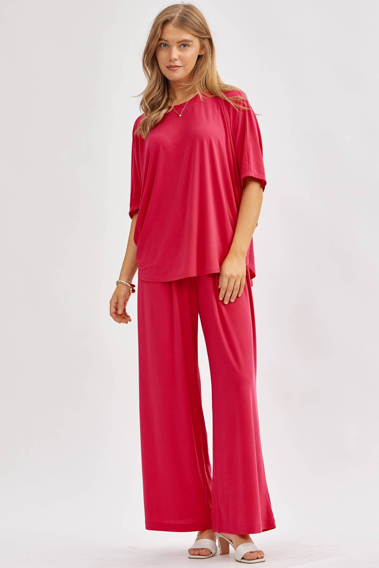 Flowy Top + Wide Leg Set TRVSET-COASTAL
