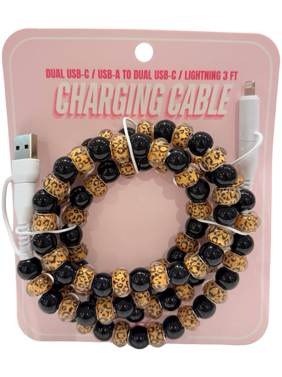 Charging Cable - Leopard - Gift