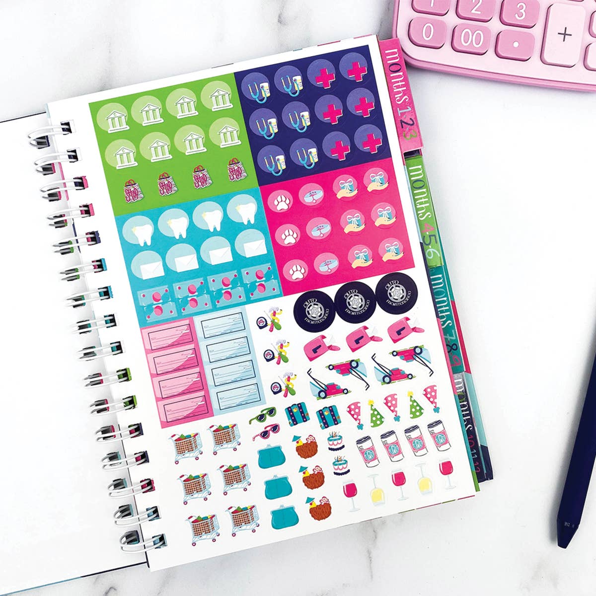 Budget Binder™ Bill Tracker Financial Planner | Open Stock