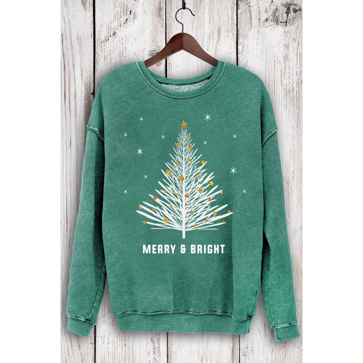 MERRY N BRIGHT GLITTER MINERAL SWEATSHIRTS