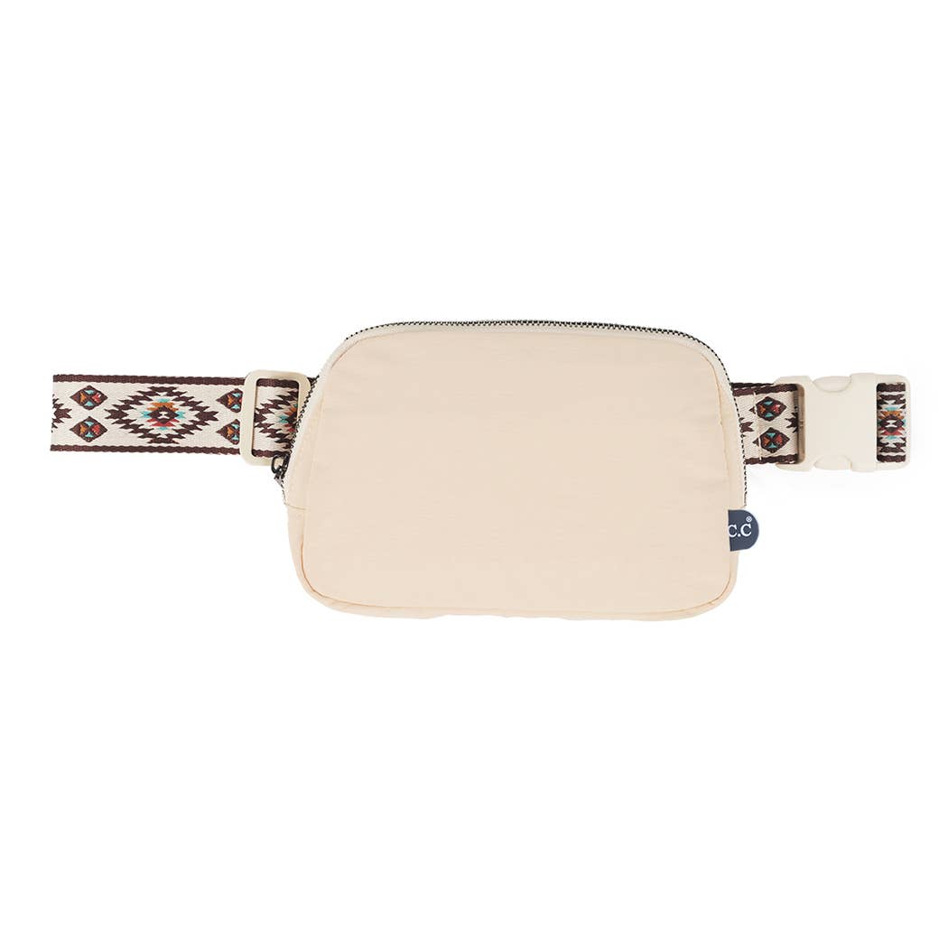 Aztec Patterned Belt Fanny Pack Belt Bag