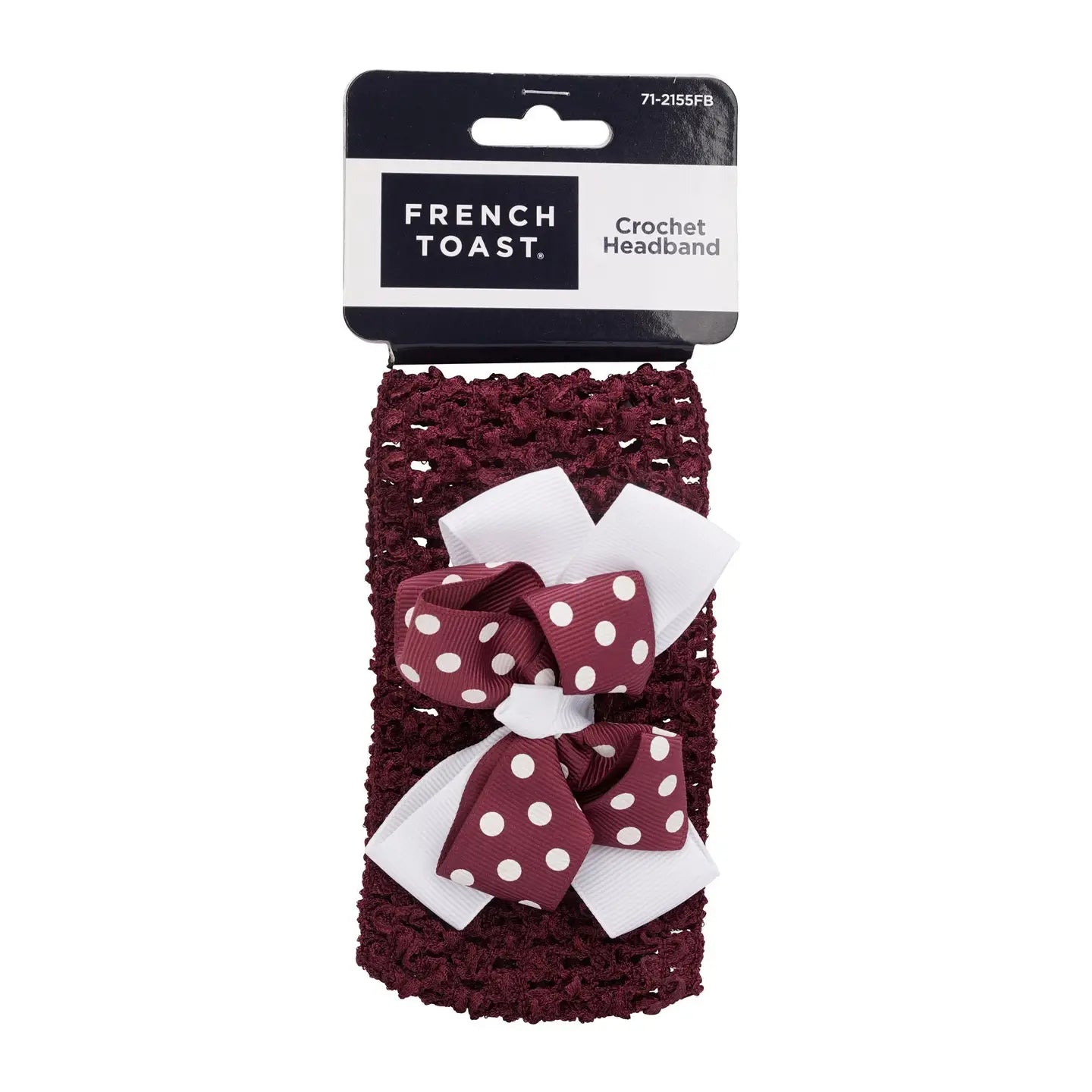 French Toast Crochet Headband W/Bow
