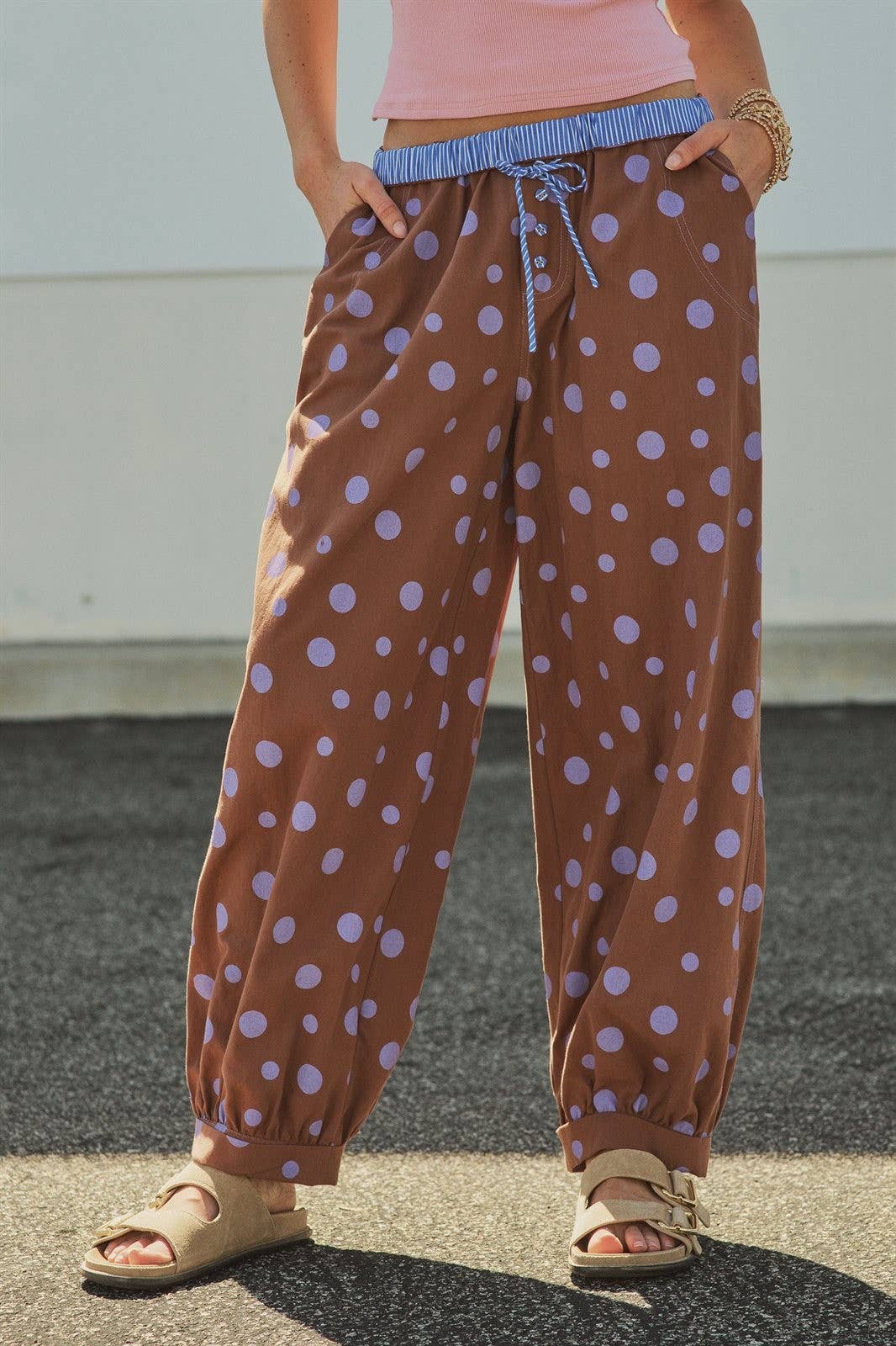 Retro Candy Pop Polka Dot Pants