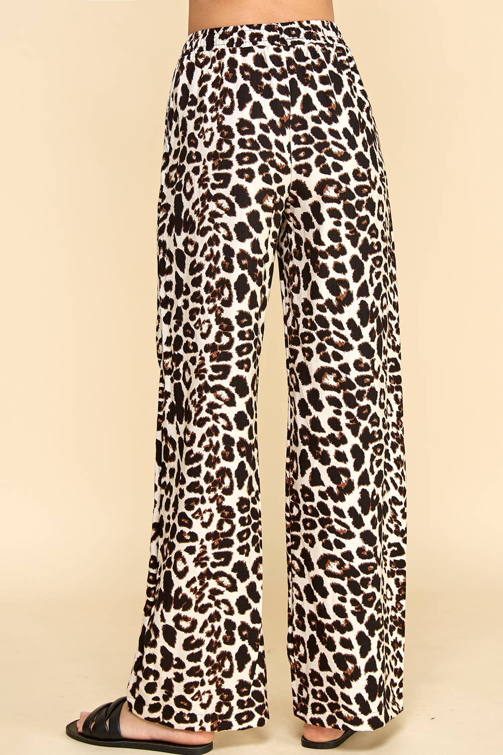 Animal Printed Pants with Pockets