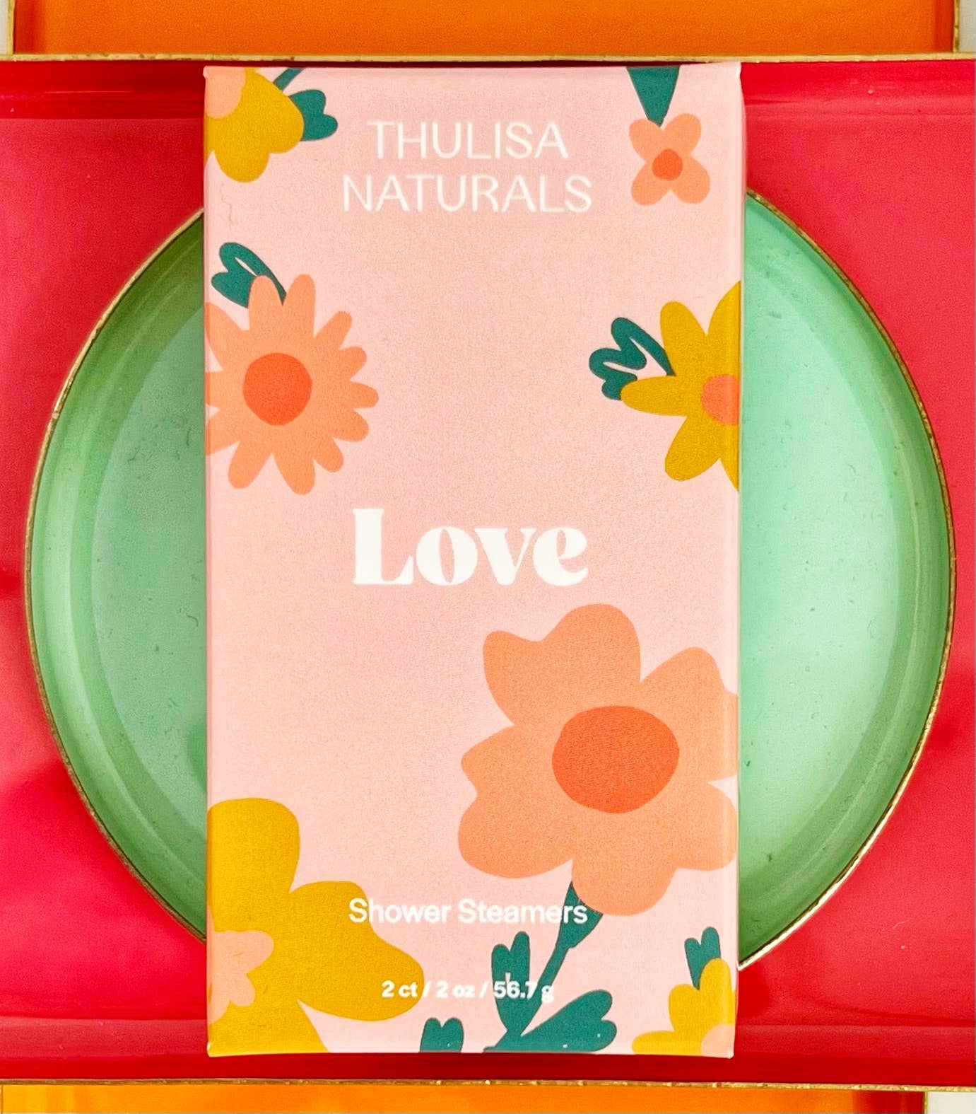 Rose Shower steamer | Love | 2 pack gift set