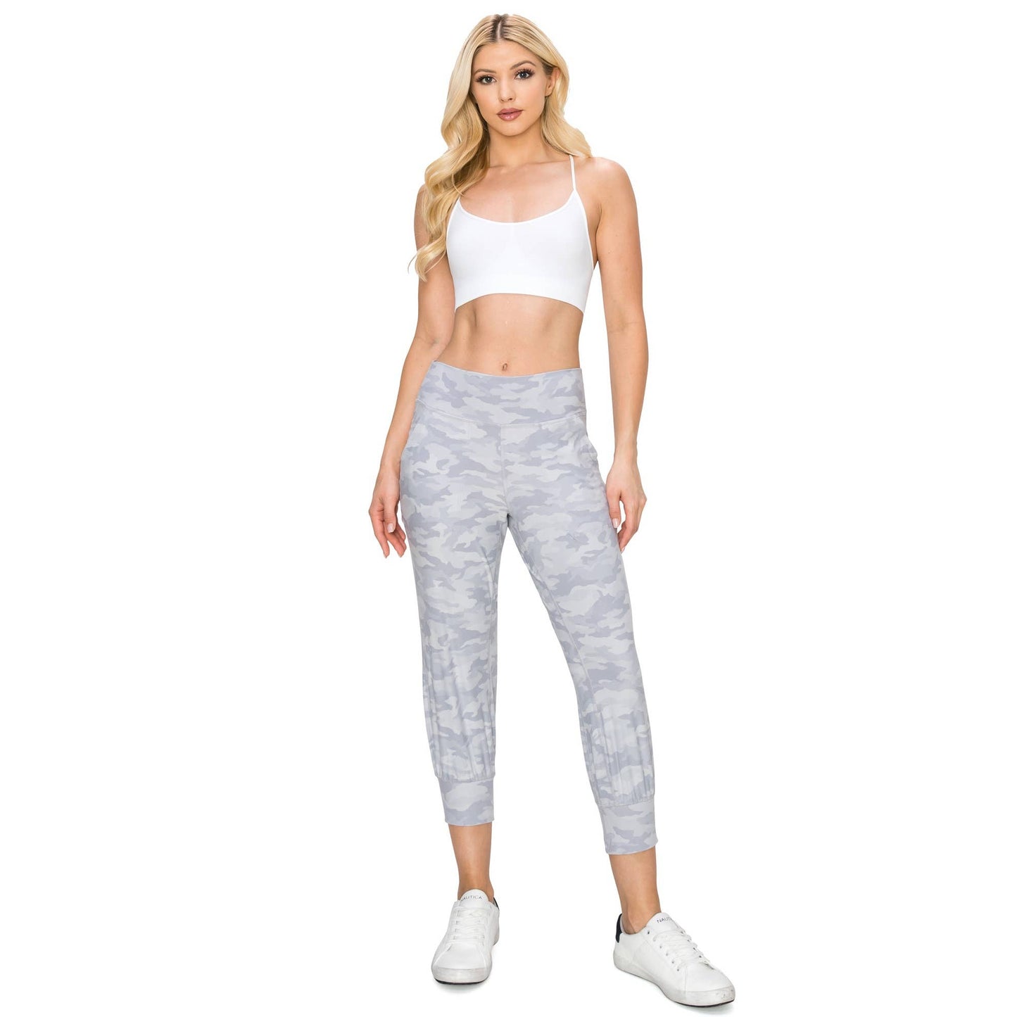 Slim Fit Activewear Capri Joggers with Hidden Back Pocket