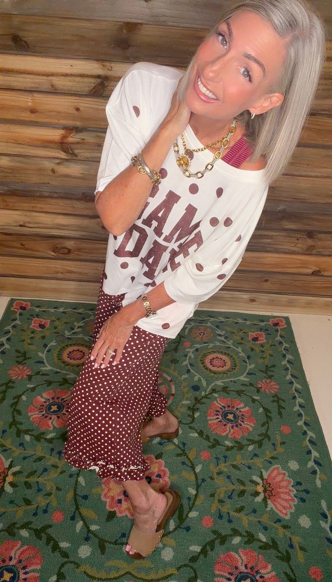 Gameday Print Top