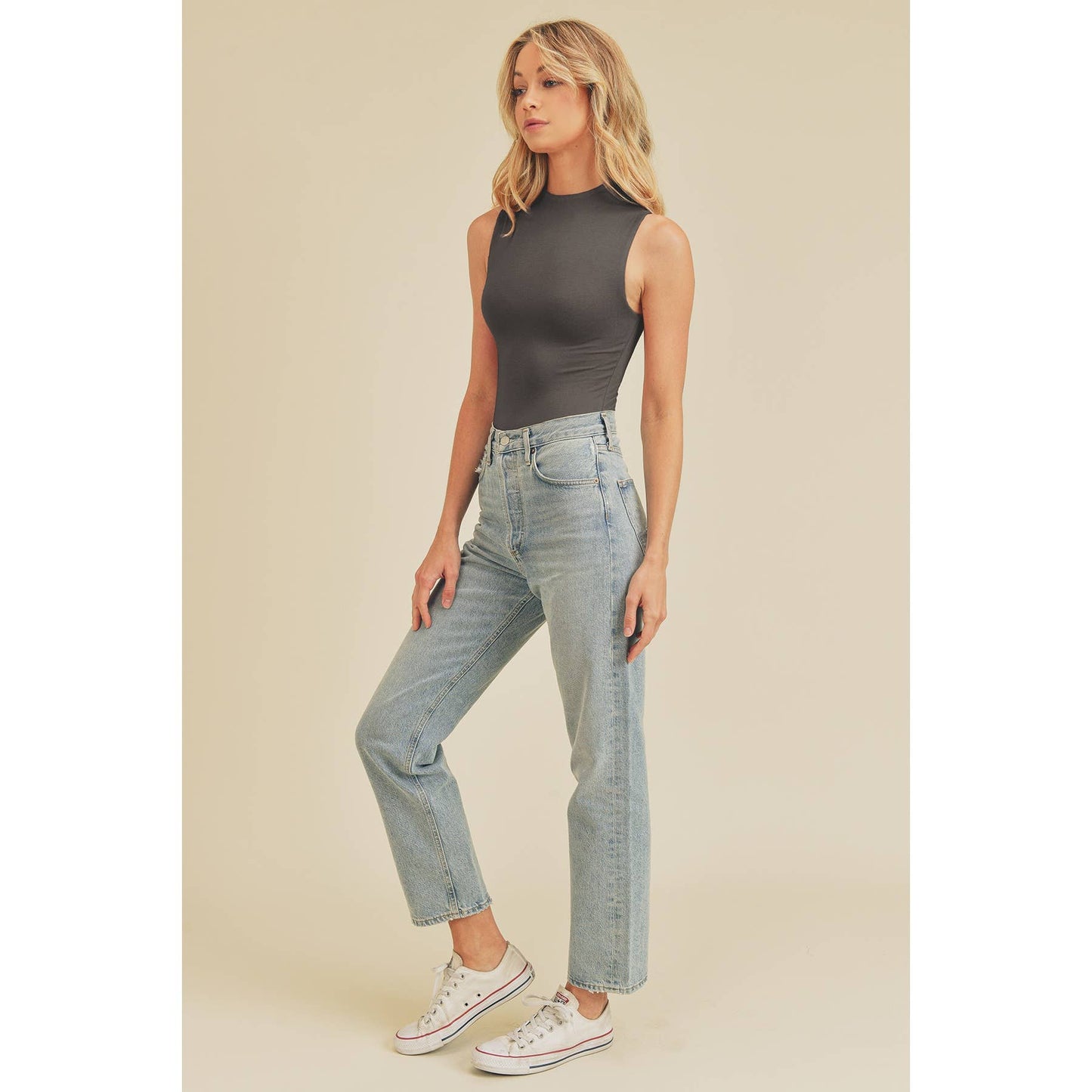 Mock Neck Bodysuit