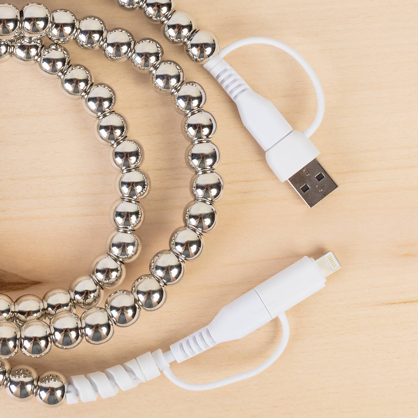 4-in-1 Beaded Charging Cable 