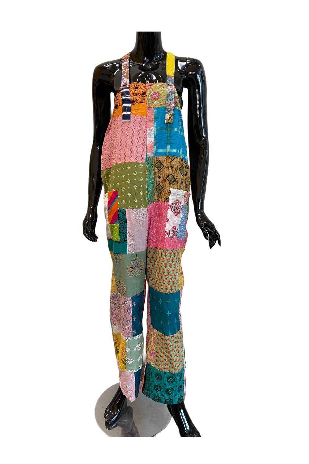 One size Multipatch Cotton Jumpsuit