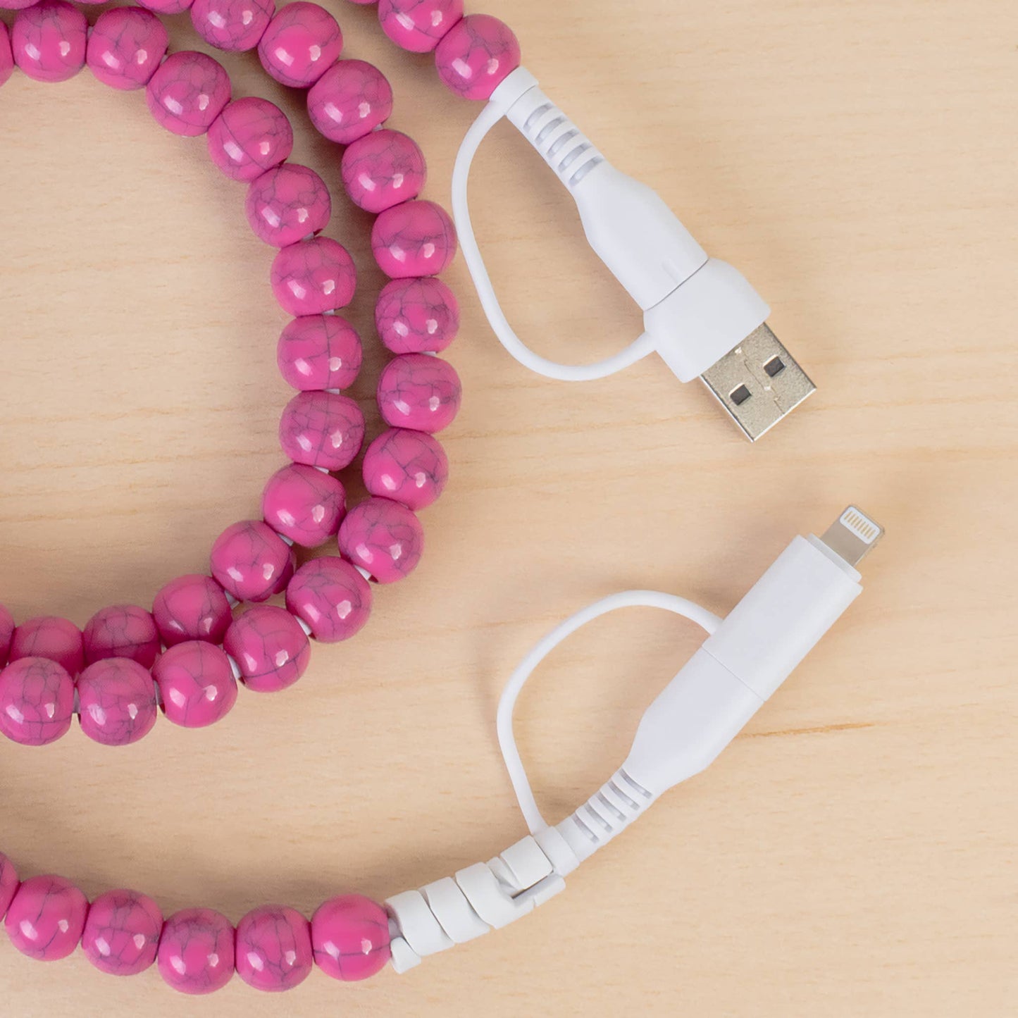 4-in-1 Beaded Charging Cable 
