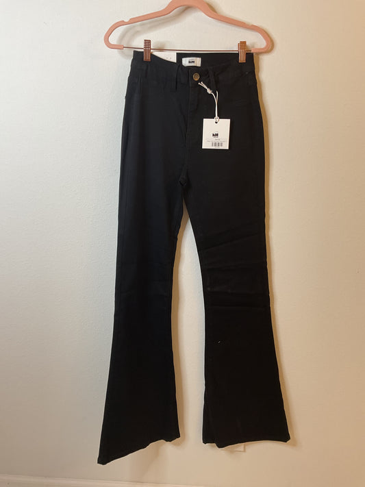 Black - High Rise Classic Flare Jeans