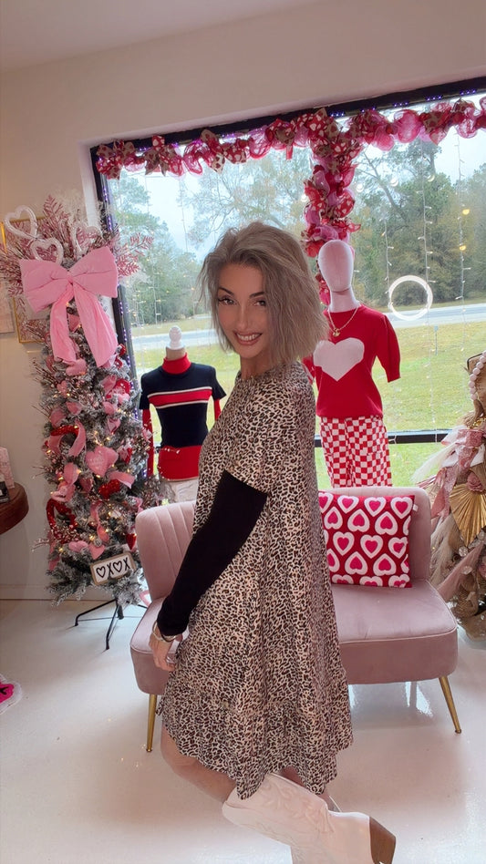 Ruffle Rudy Swing Dress