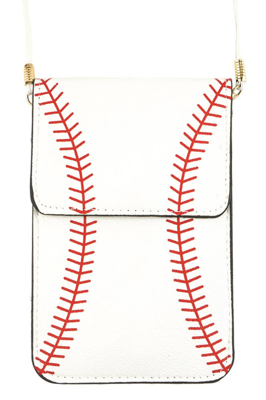 Sports Ball Cellphone Holder Crossbody Bag
