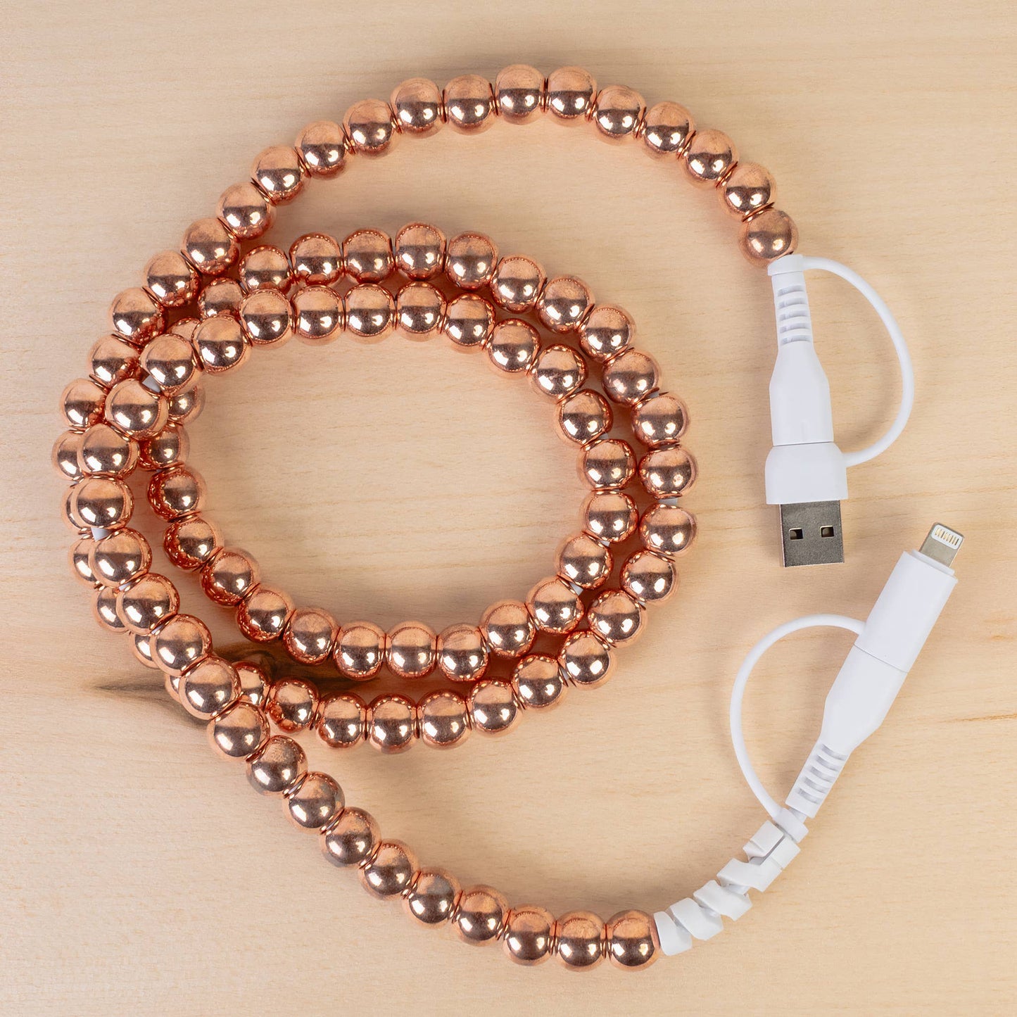 4-in-1 Beaded Charging Cable