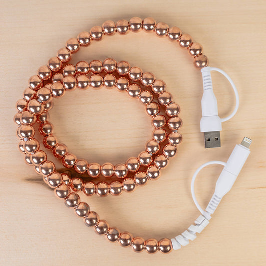 4-in-1 Beaded Charging Cable