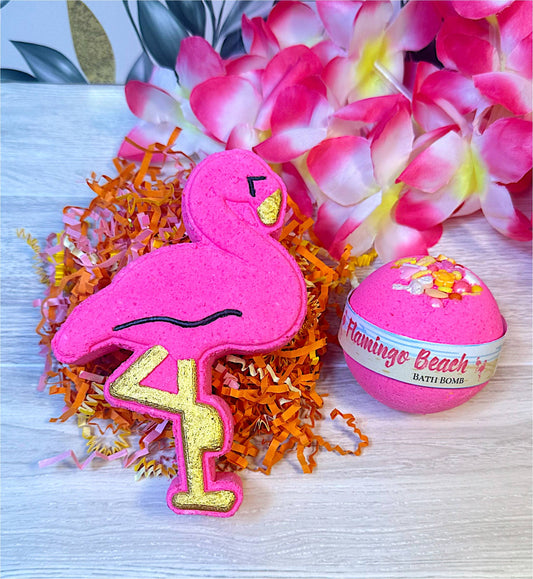 Pink Flamingo Summer Animal Bath Bomb