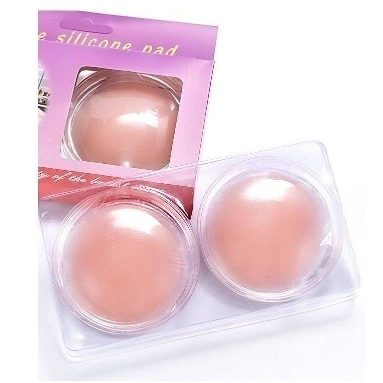 12pk Circle Shape Nipple Cover Silicone Pad