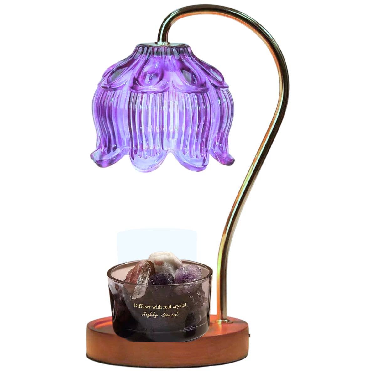Vintage Inspired Dimmable Lamp And Candle Warmer