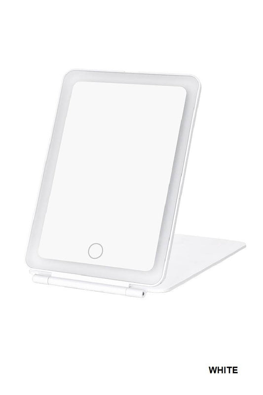 Rechargeable Travel Led Makeup Vanity Mirror Tablet