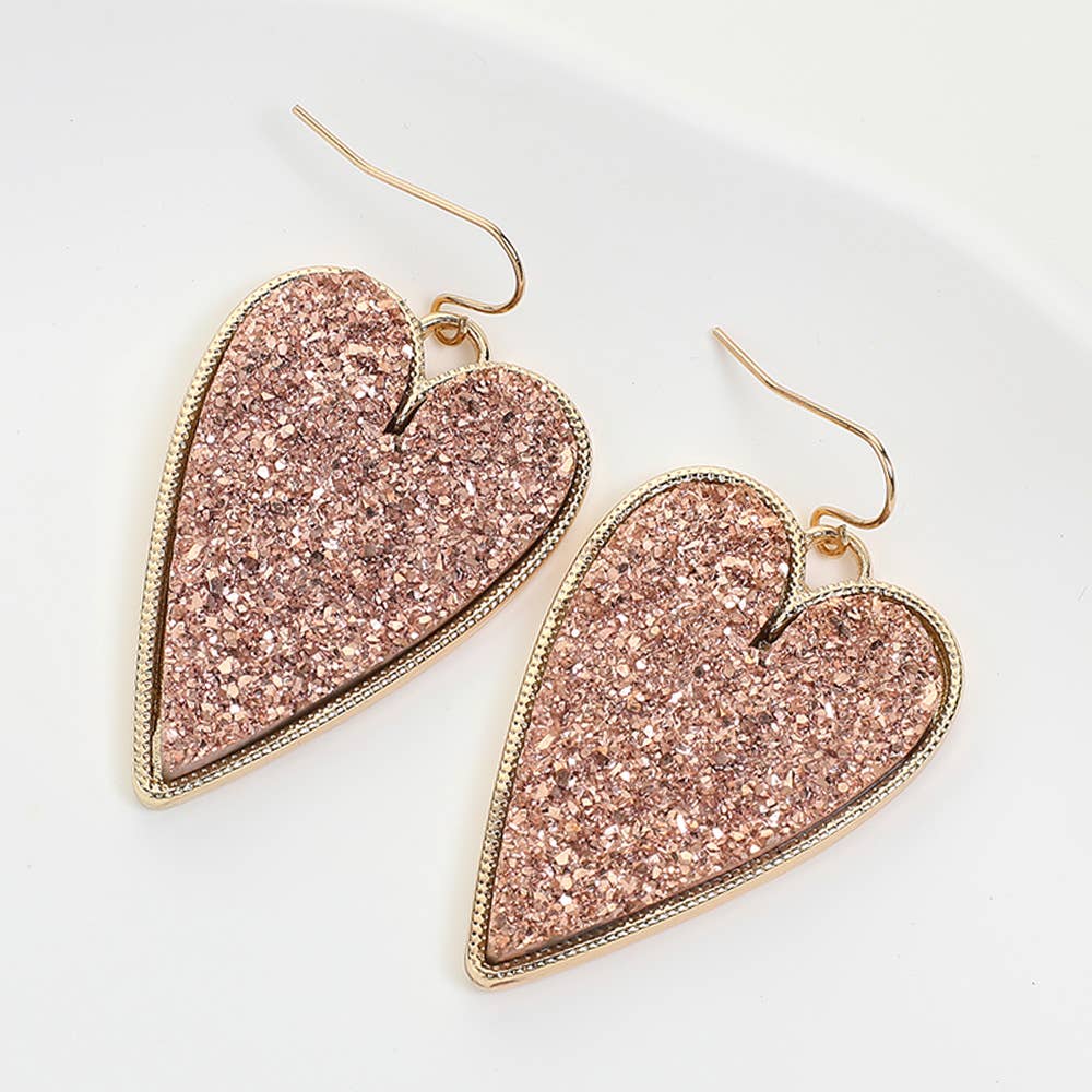 Heart Dangle Earrings