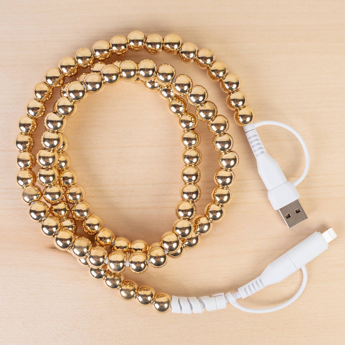 4-in-1 Beaded Charging Cable 