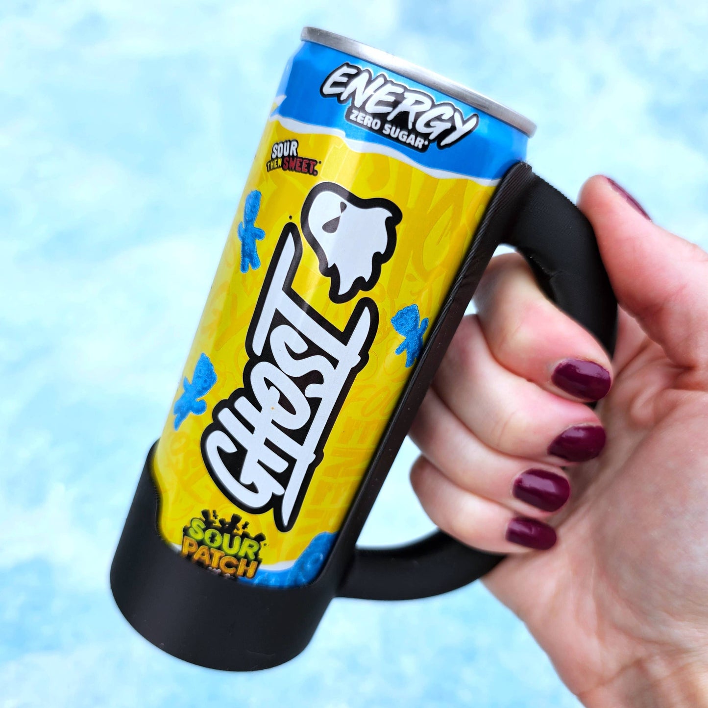 8.4 oz. SMALL Mini Redbull Slim Can Holder Handle