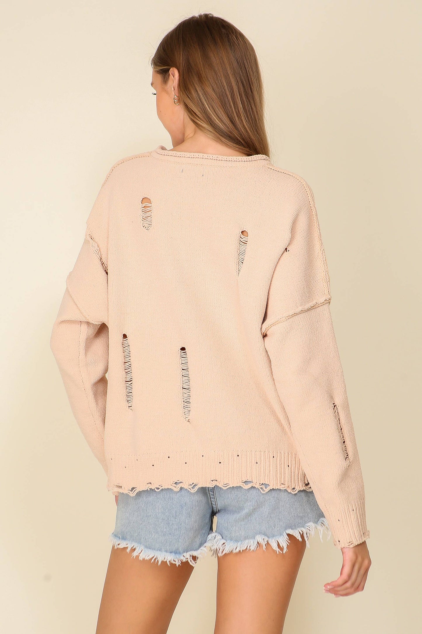 Distressed USA Americana Sweater 2