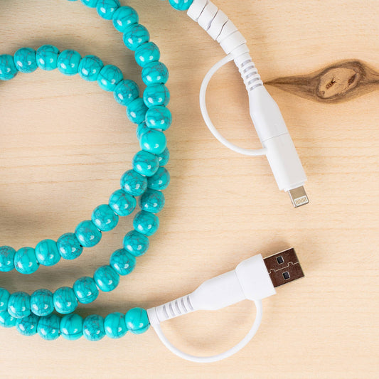 4-in-1 Beaded Charging Cable
