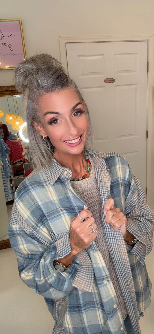 Kambrie Plaid Flannel Shirt