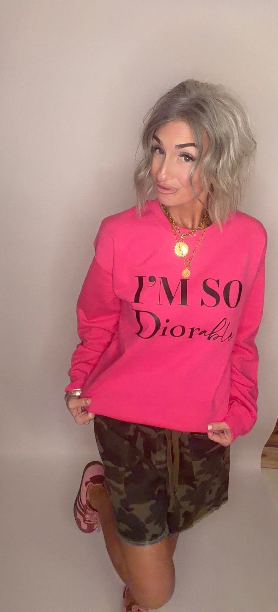 I’m So Diorable Graphic Sweatshirt   