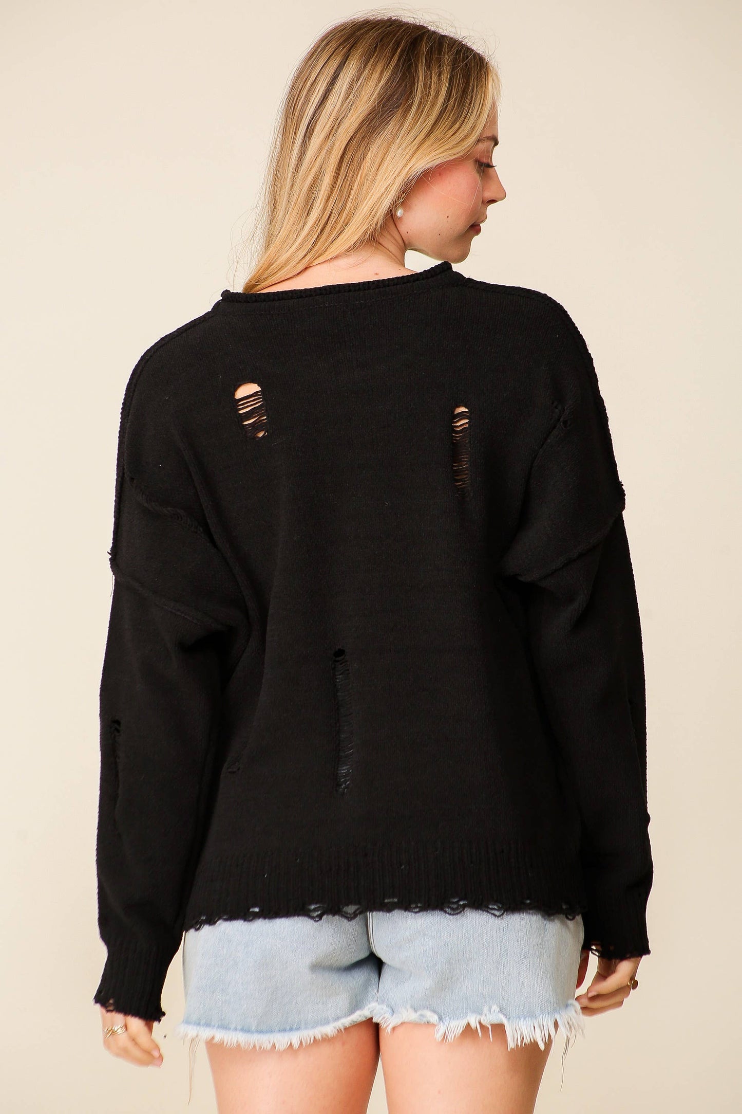 Distressed USA Americana Sweater 2