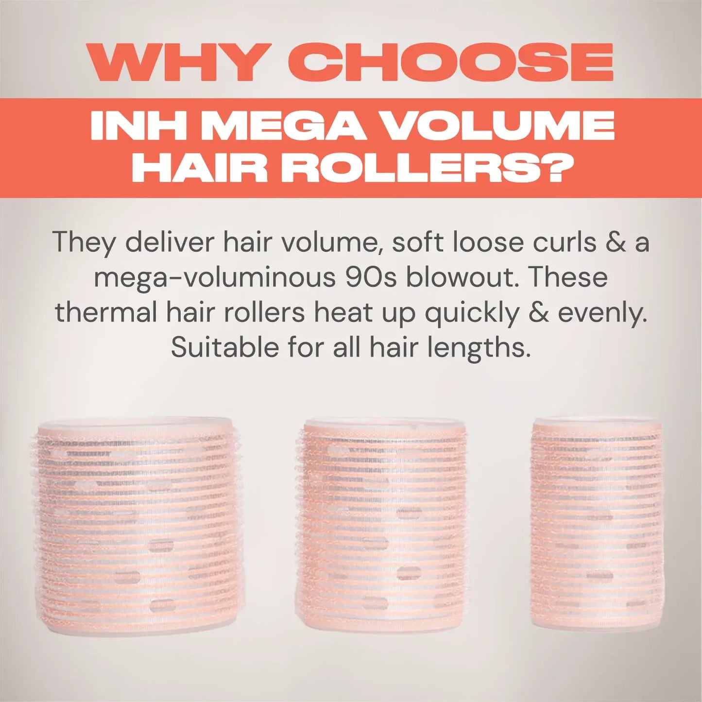 Mega Volume Hair Rollers| 12 pc hair rollers & styling clips
