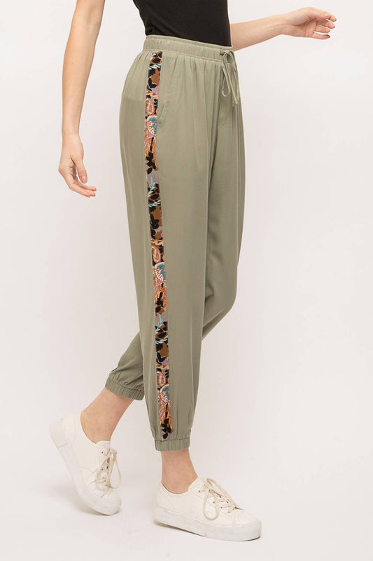 PatternedWoven Joggers