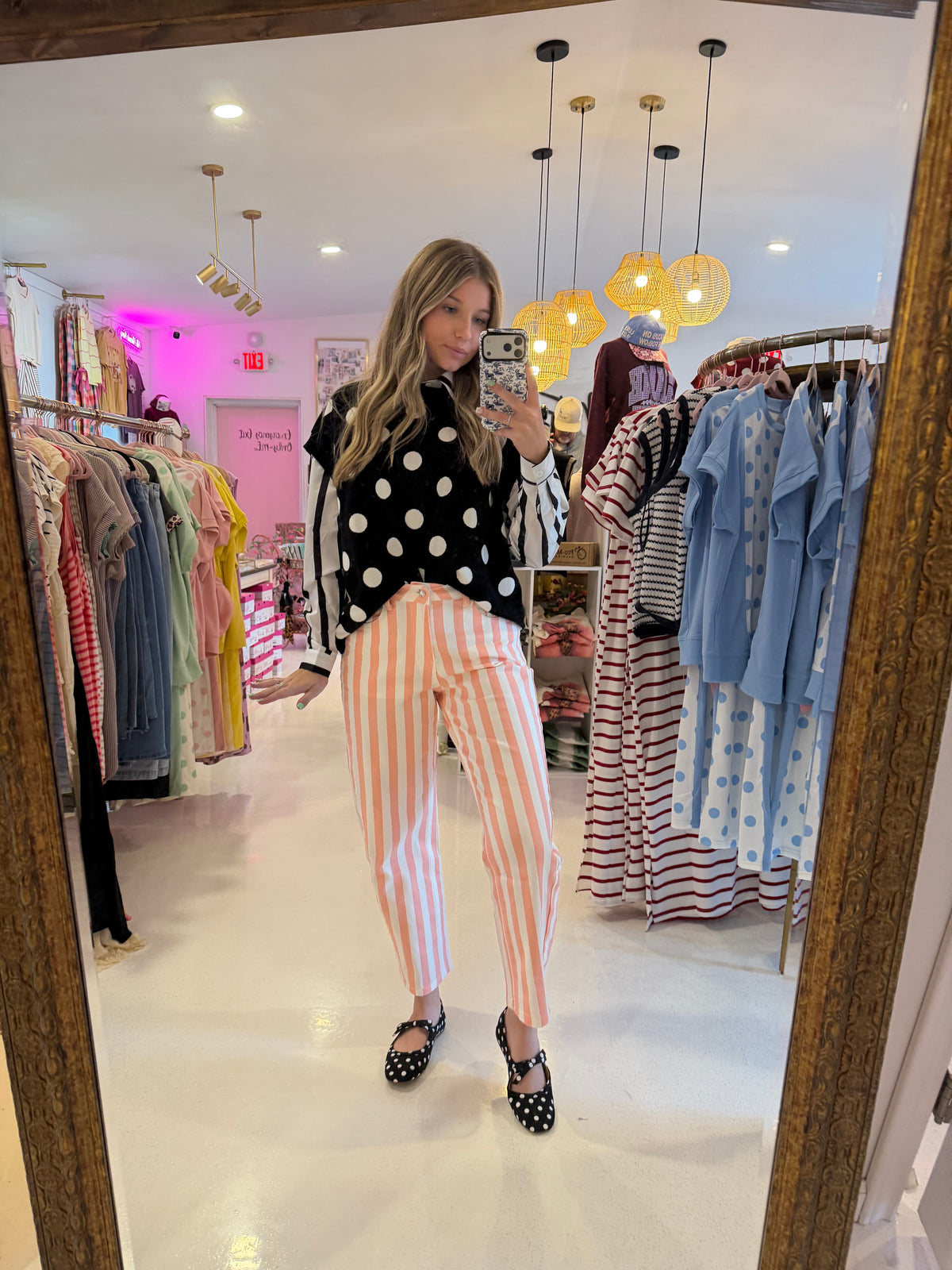 Poppy & Pine pink stripe barrel